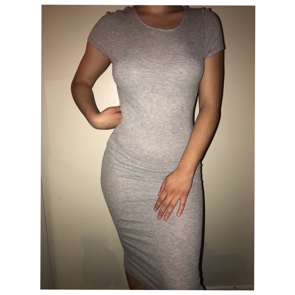 Long grey dress